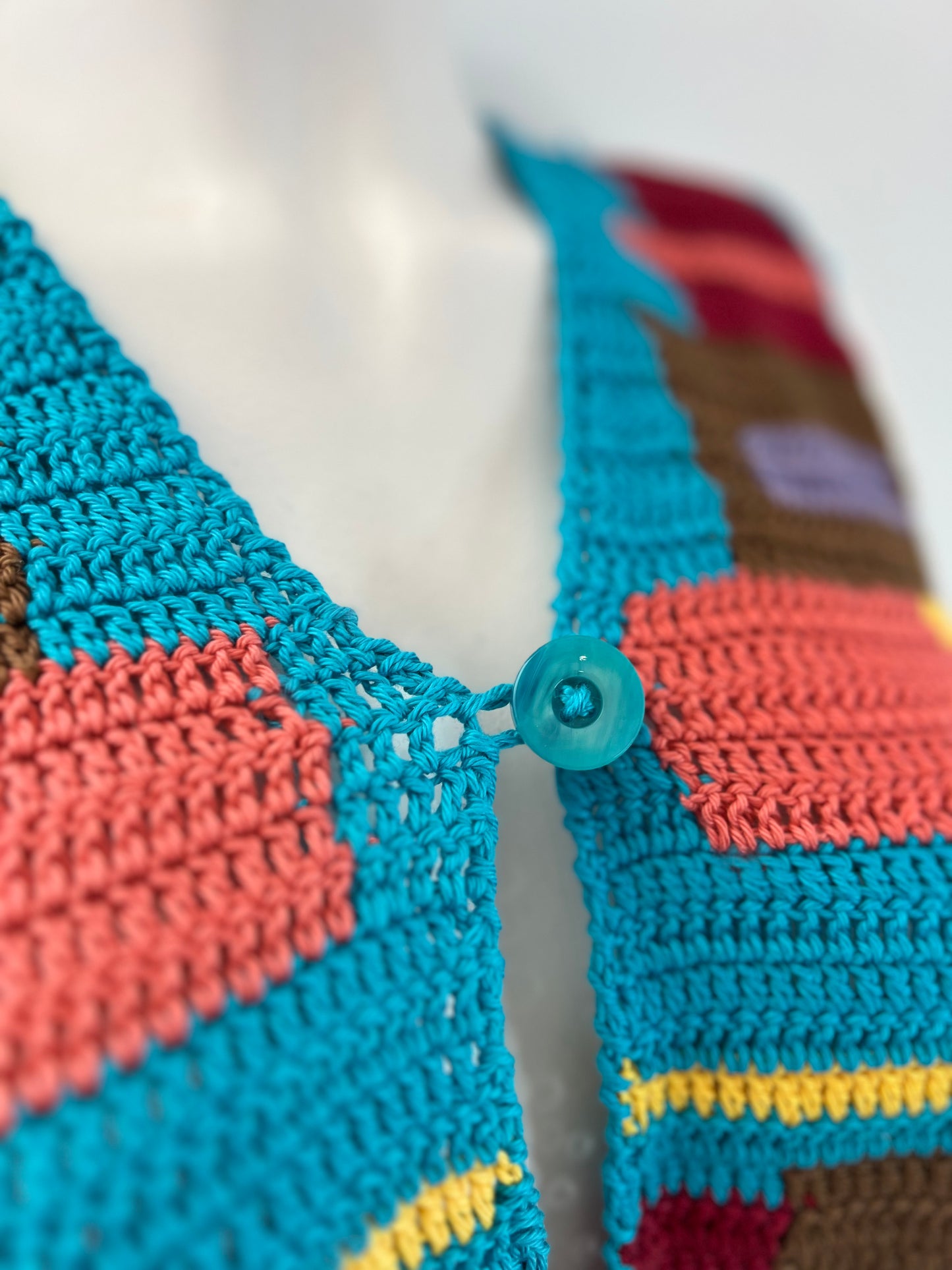 Turquoise vest