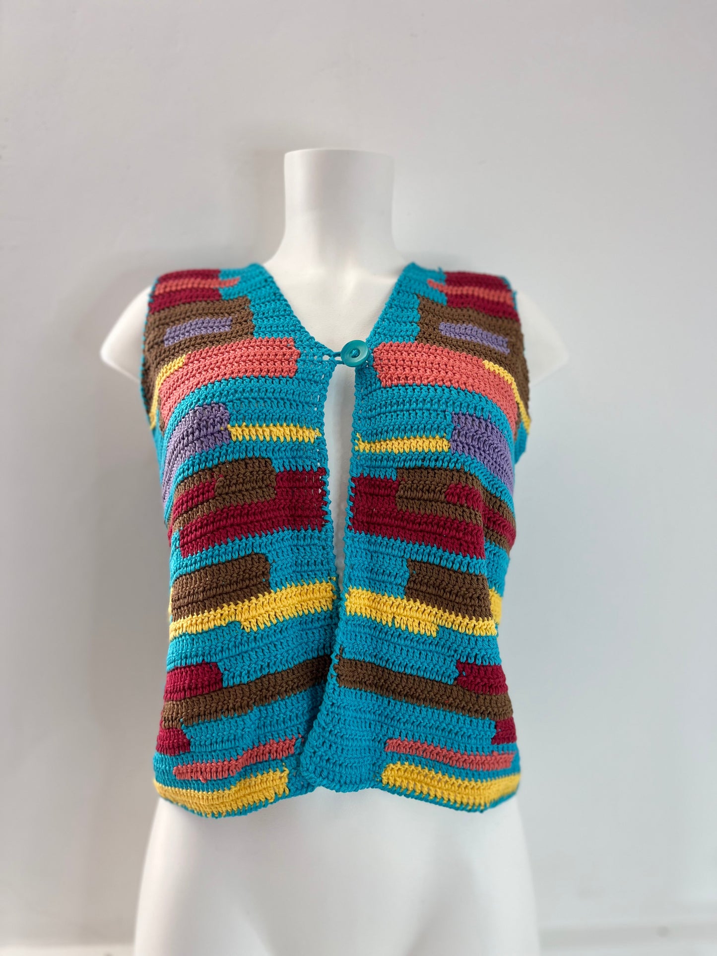 Turquoise vest