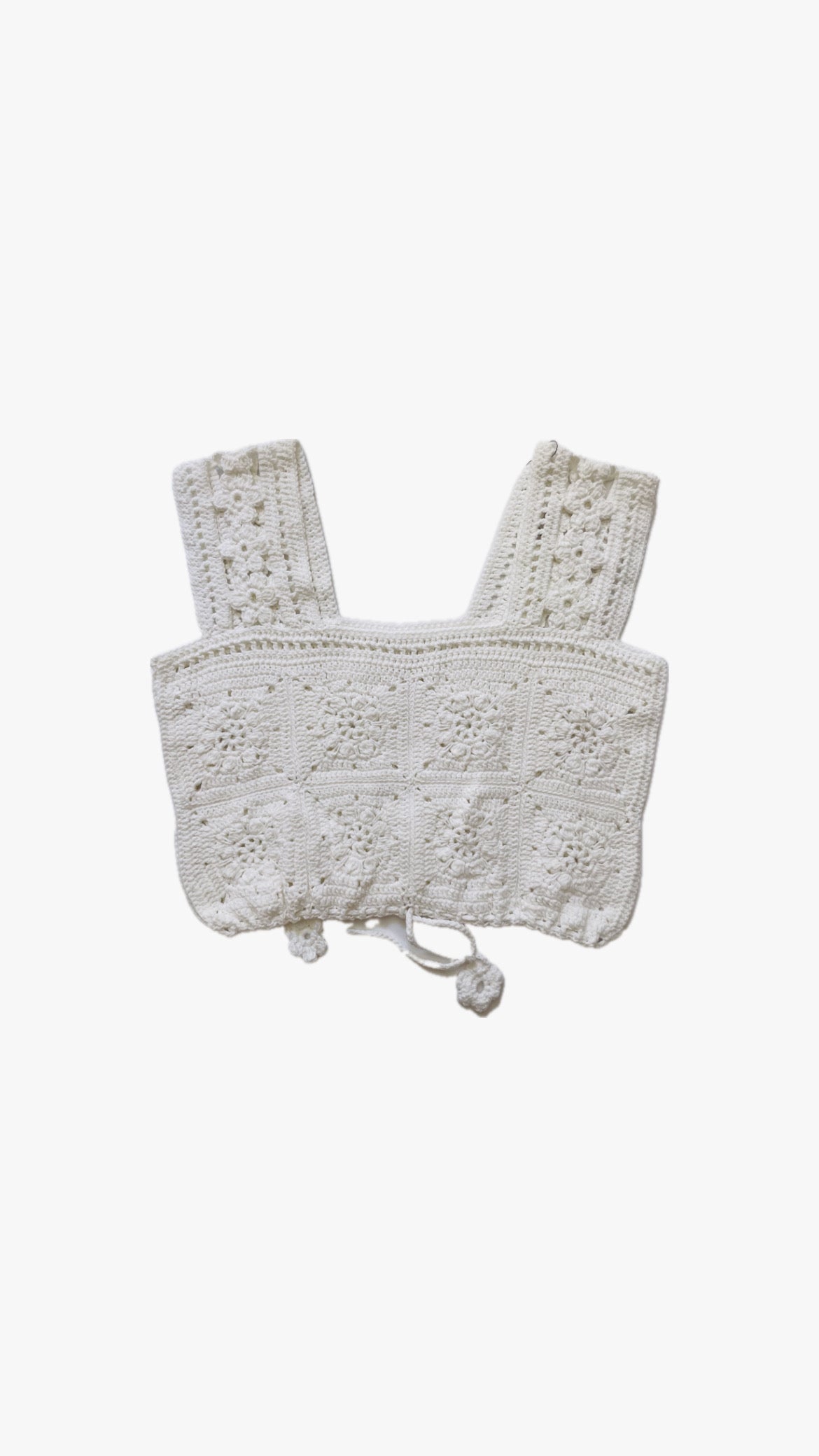 Granny Square White Top