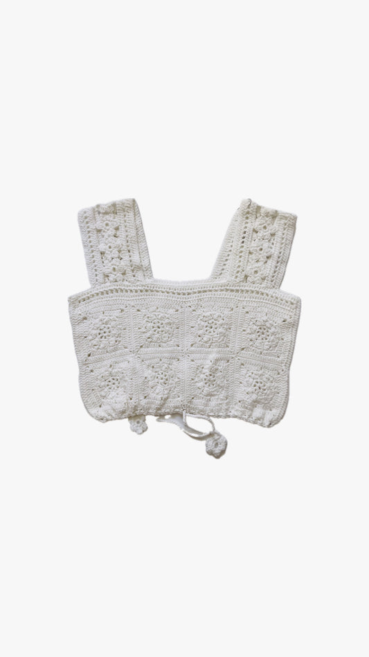 Top Blanc Granny Square