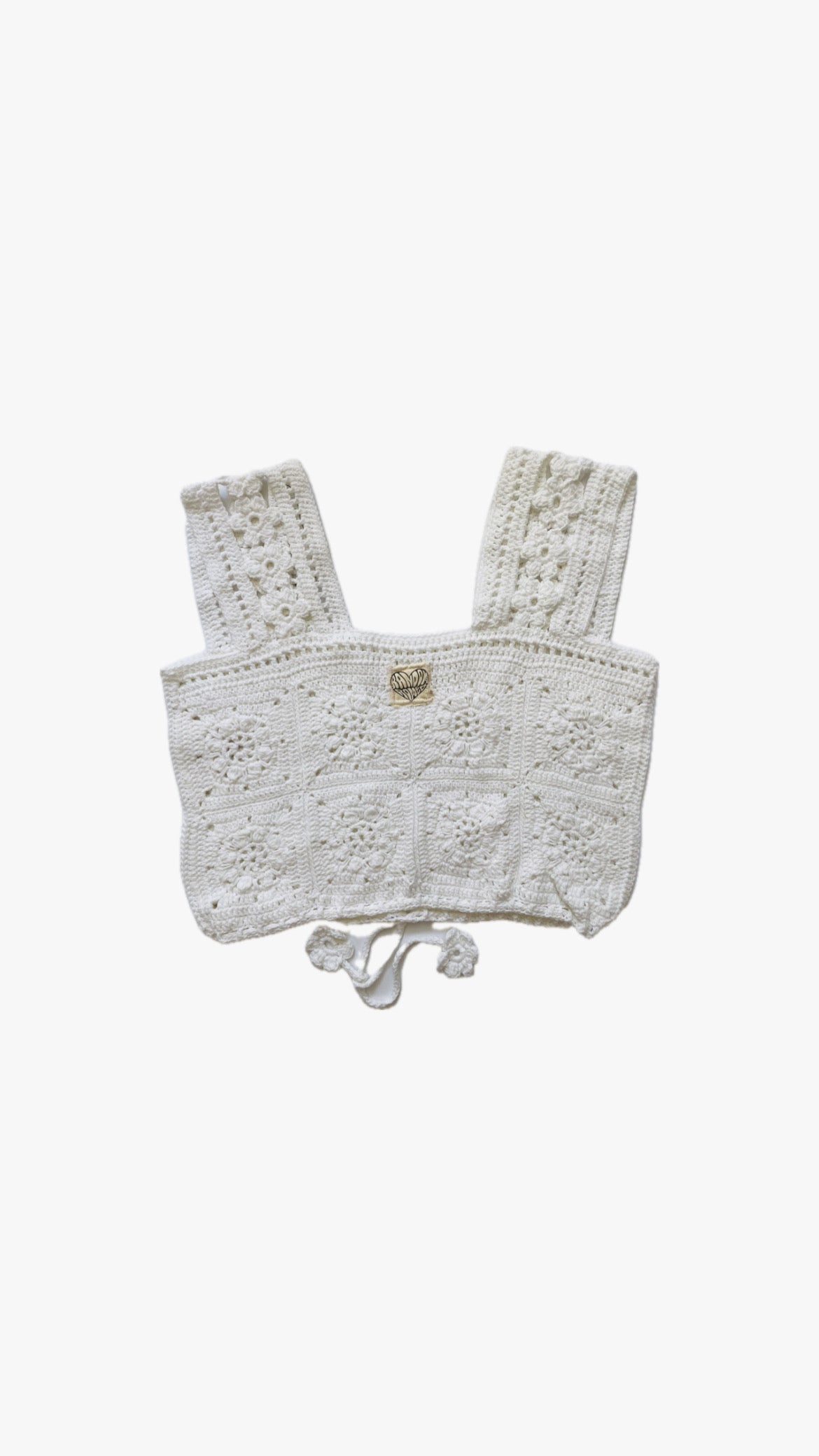 Granny Square White Top