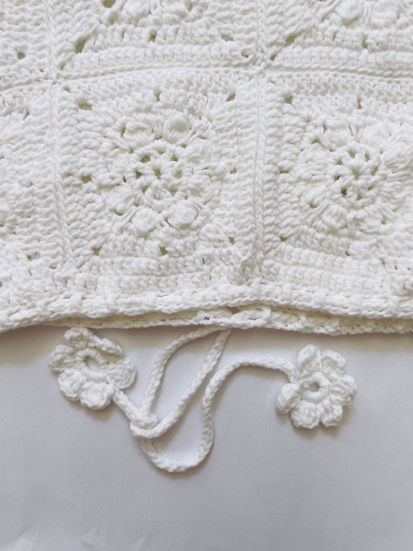 Granny Square White Top